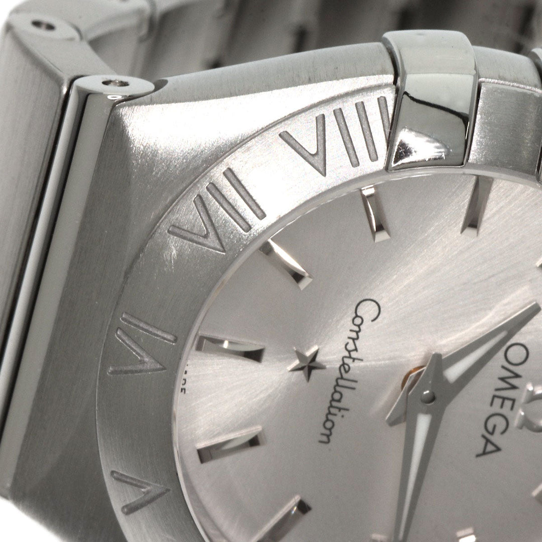 OMEGA Watches Quartz 123.10.24.60.02.001 Stainless Steel , Stainless Steel Silver Constellation Blush Silver dial Women Used Authentic