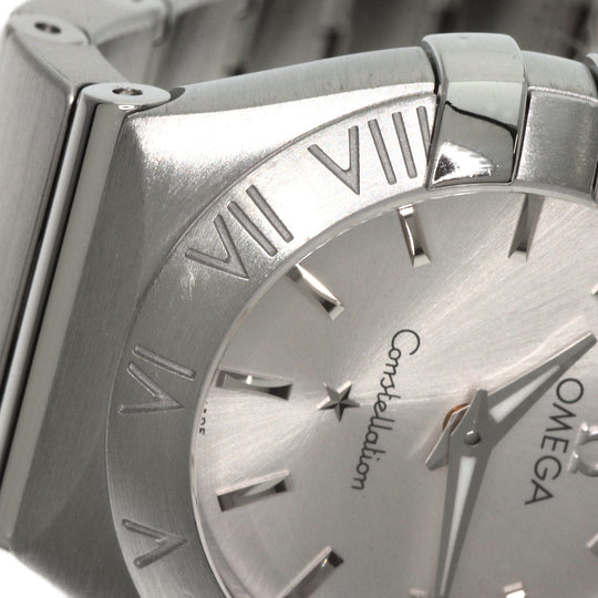 OMEGA Watches Quartz 123.10.24.60.02.001 Stainless Steel , Stainless Steel Silver Constellation Blush Silver dial Women Used Authentic
