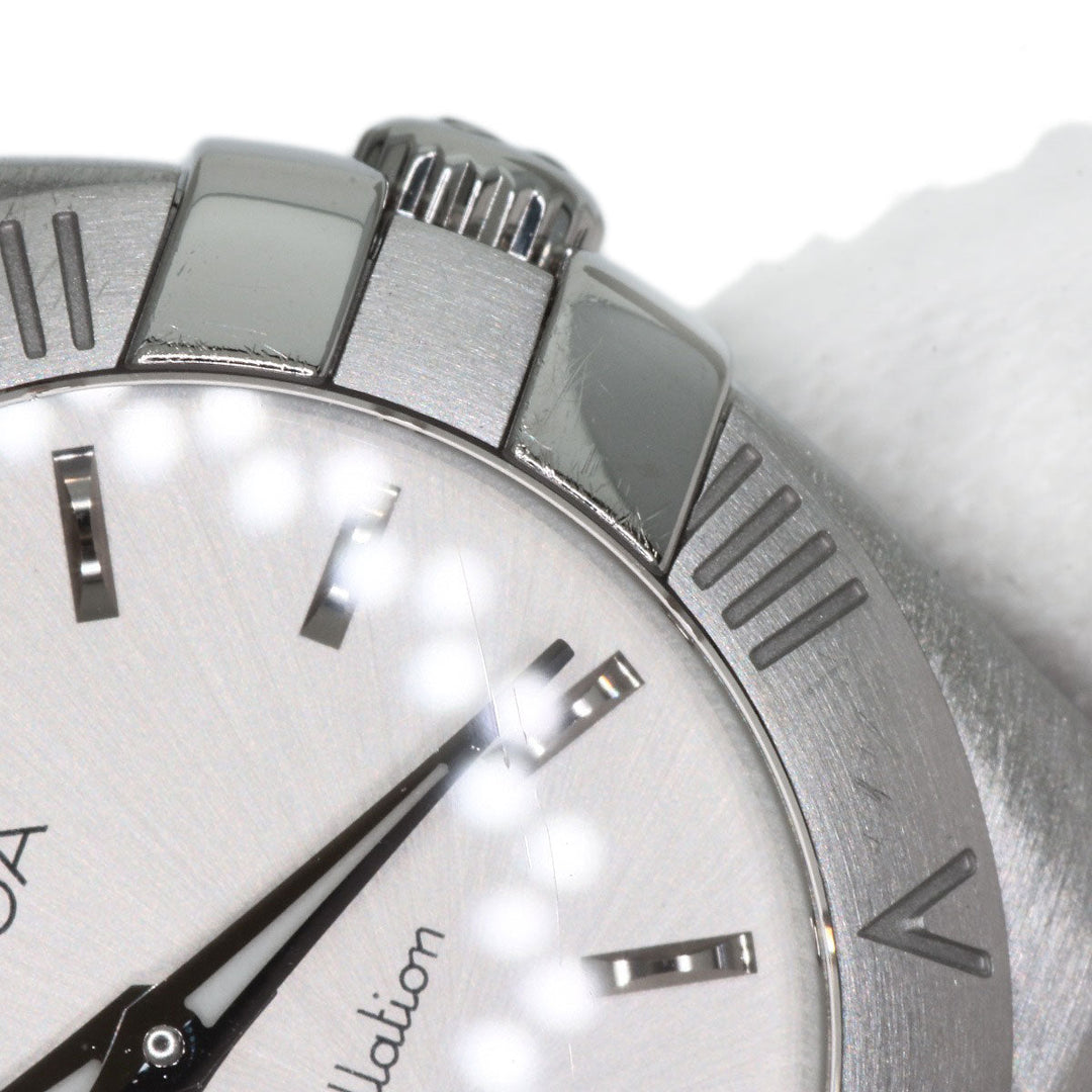 OMEGA Watches Quartz 123.10.24.60.02.001 Stainless Steel , Stainless Steel Silver Constellation Blush Silver dial Women Used Authentic