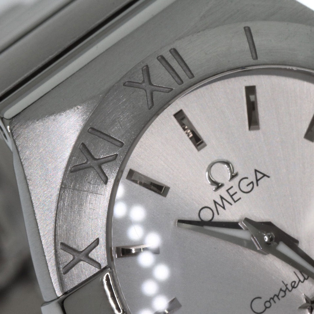 OMEGA Watches Quartz 123.10.24.60.02.001 Stainless Steel , Stainless Steel Silver Constellation Blush Silver dial Women Used Authentic