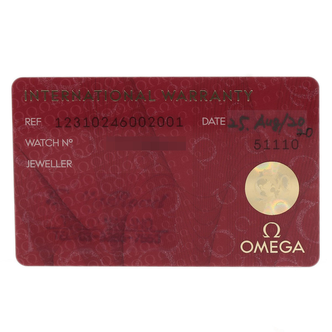 OMEGA Watches Quartz 123.10.24.60.02.001 Stainless Steel , Stainless Steel Silver Constellation Blush Silver dial Women Used Authentic