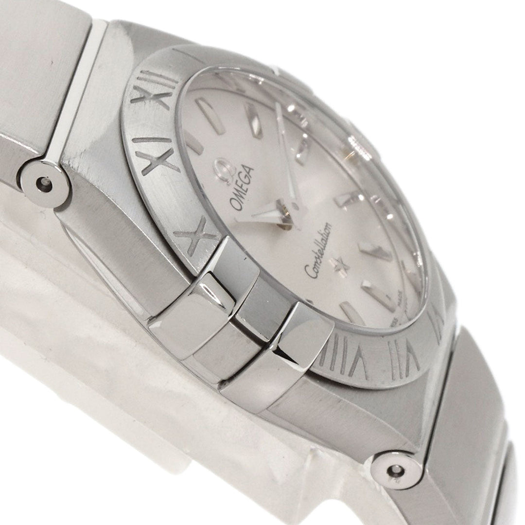 OMEGA Watches Quartz 123.10.24.60.02.001 Stainless Steel , Stainless Steel Silver Constellation Blush Silver dial Women Used Authentic