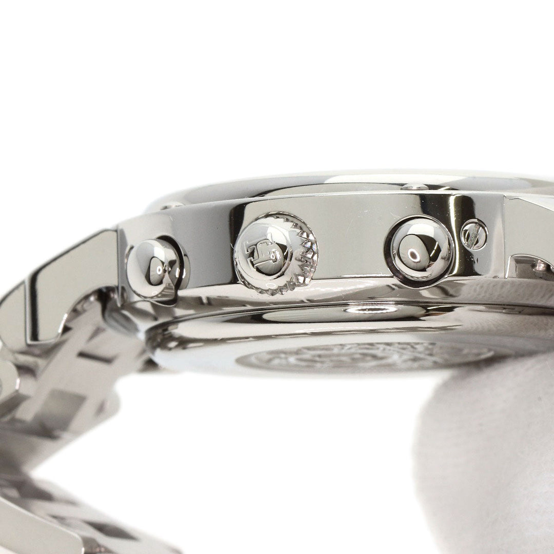 HERMES Watches Quartz CL1.310 Stainless Steel , Stainless Steel Silver Clipper Chronograph White shell dial Women Used Authentic