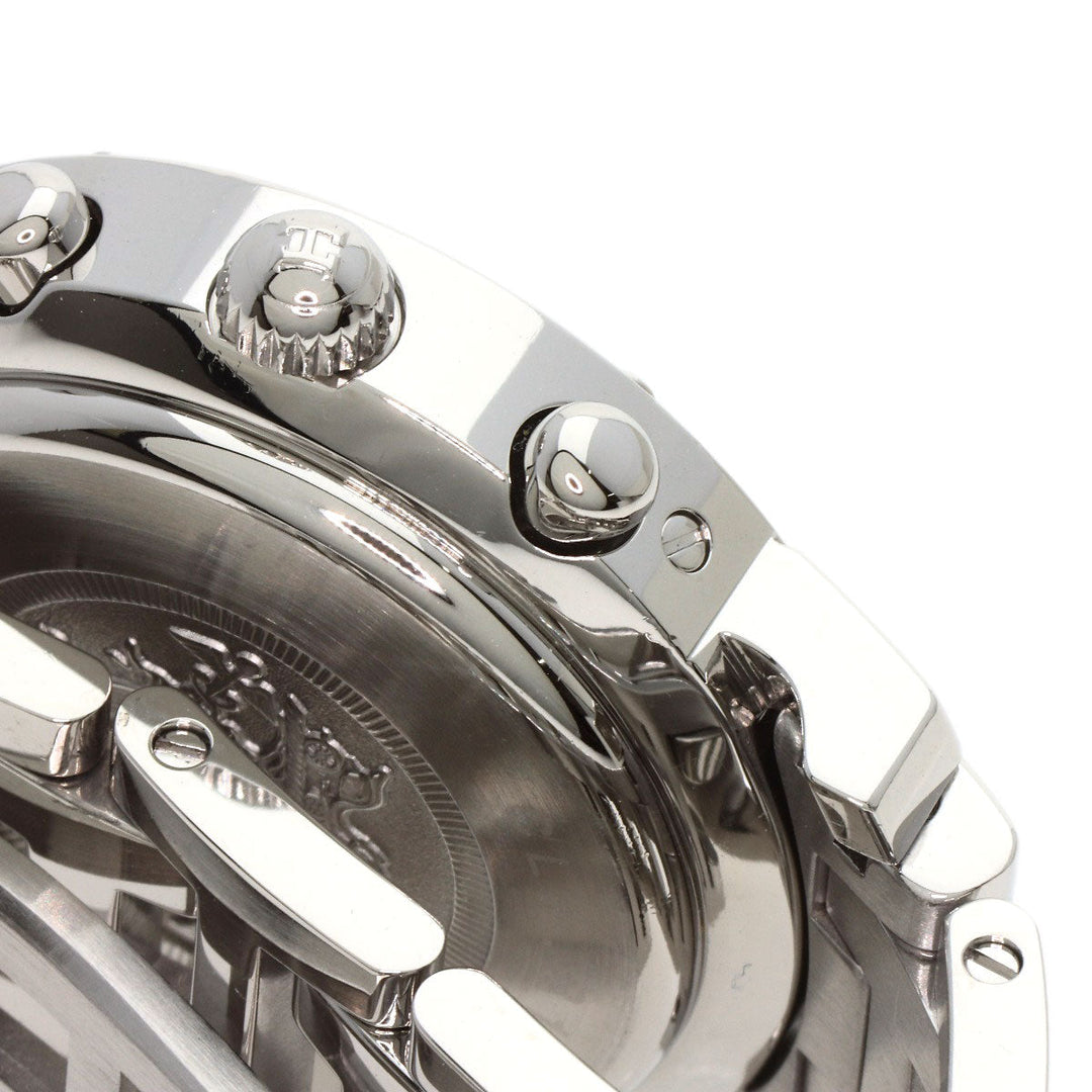 HERMES Watches Quartz CL1.310 Stainless Steel , Stainless Steel Silver Clipper Chronograph White shell dial Women Used Authentic