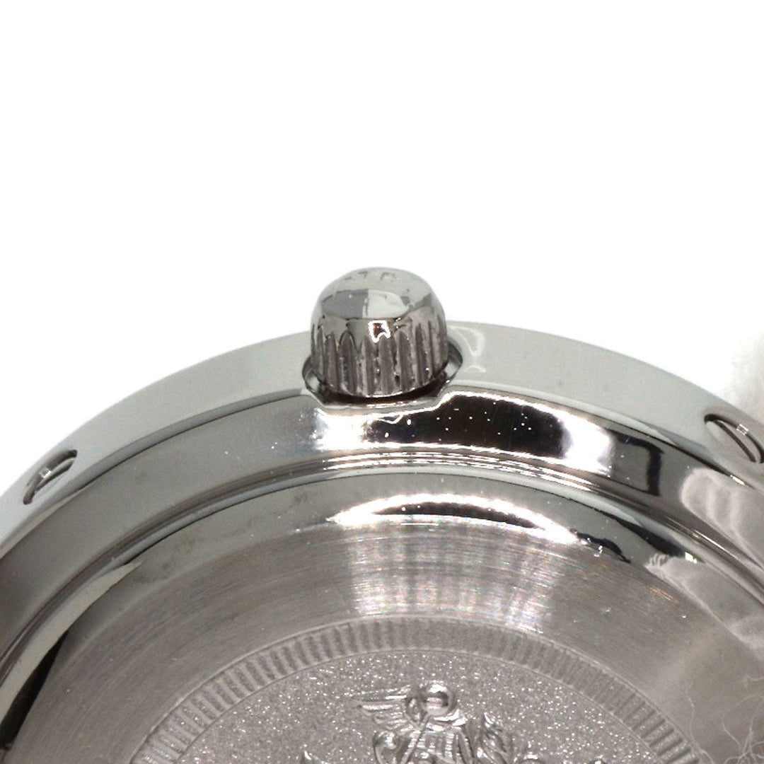 HERMES Watches Quartz CL4.220 Stainless Steel , SSxGP gold Clipper black dial Women Used Authentic