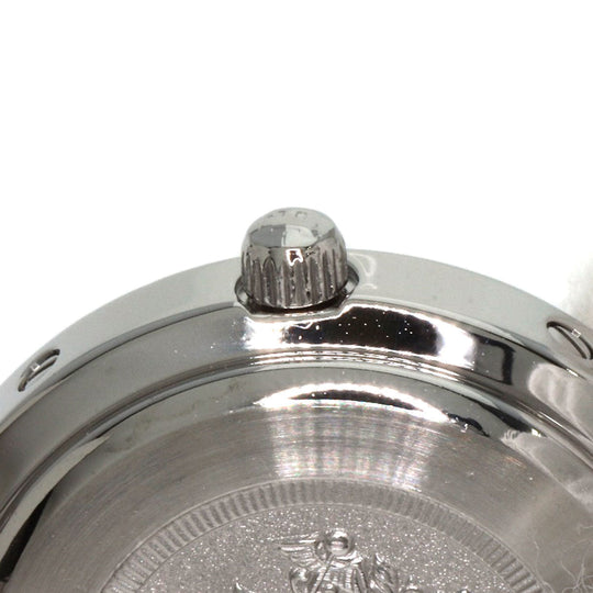 HERMES Watches Quartz CL4.220 Stainless Steel , SSxGP gold Clipper black dial Women Used Authentic