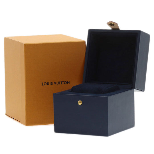 LOUIS VUITTON Watches Quartz QA016 Stainless Steel Silver Tambour Slim Metallic Flower 39 Silver dial