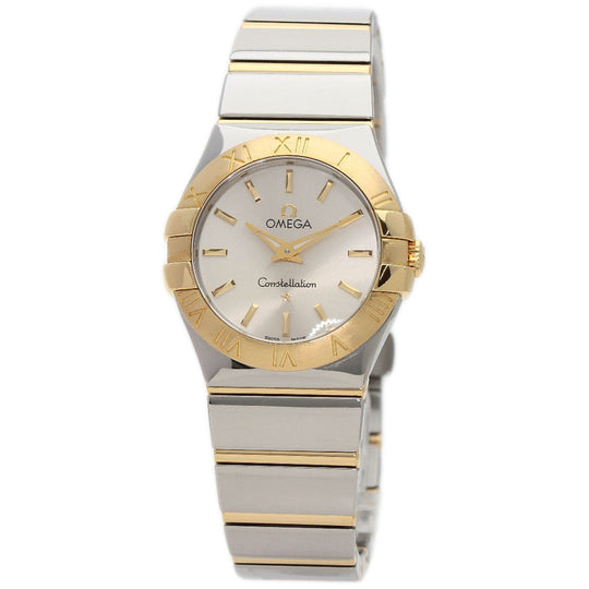 OMEGA Watches Quartz 123.20.27.60.02.004 Stainless Steel , Stainless Steel , K18YG Silver Constellation 1.1 " Silver dial Boys Used Authentic