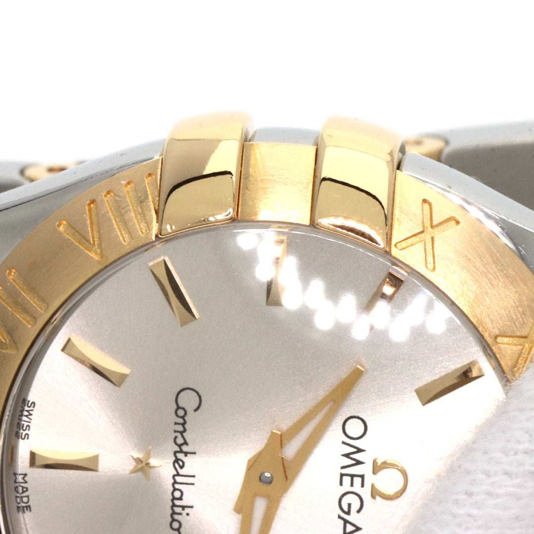 OMEGA Watches Quartz 123.20.27.60.02.004 Stainless Steel , Stainless Steel , K18YG Silver Constellation 1.1 " Silver dial Boys Used Authentic