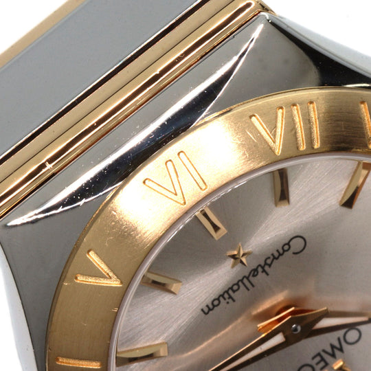 OMEGA Watches Quartz 123.20.27.60.02.004 Stainless Steel , Stainless Steel , K18YG Silver Constellation 1.1 " Silver dial Boys Used Authentic