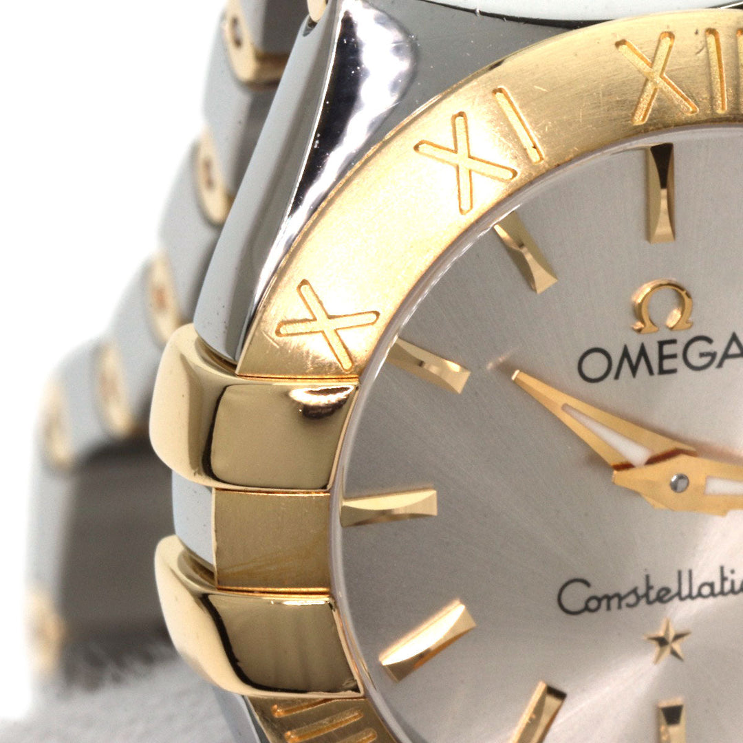 OMEGA Watches Quartz 123.20.27.60.02.004 Stainless Steel , Stainless Steel , K18YG Silver Constellation 1.1 " Silver dial Boys Used Authentic