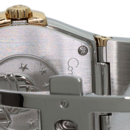OMEGA Watches Quartz 123.20.27.60.02.004 Stainless Steel , Stainless Steel , K18YG Silver Constellation 1.1 " Silver dial Boys Used Authentic