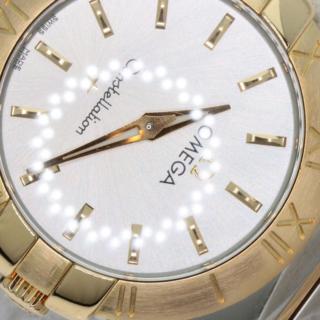 OMEGA Watches Quartz 123.20.27.60.02.004 Stainless Steel , Stainless Steel , K18YG Silver Constellation 1.1 " Silver dial Boys Used Authentic