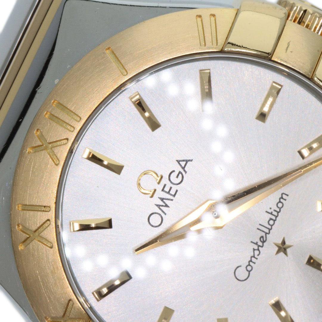 OMEGA Watches Quartz 123.20.27.60.02.004 Stainless Steel , Stainless Steel , K18YG Silver Constellation 1.1 " Silver dial Boys Used Authentic