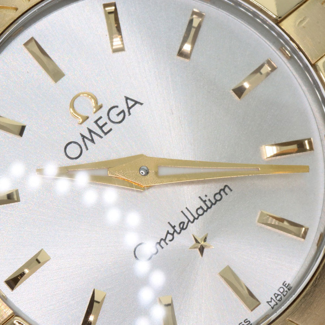 OMEGA Watches Quartz 123.20.27.60.02.004 Stainless Steel , Stainless Steel , K18YG Silver Constellation 1.1 " Silver dial Boys Used Authentic