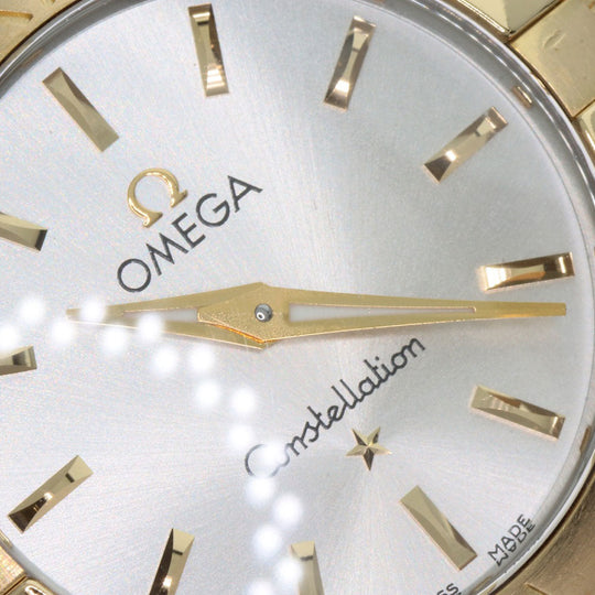 OMEGA Watches Quartz 123.20.27.60.02.004 Stainless Steel , Stainless Steel , K18YG Silver Constellation 1.1 " Silver dial Boys Used Authentic