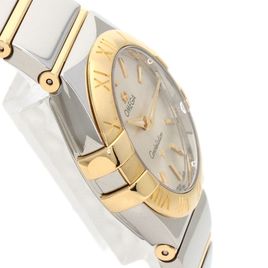 OMEGA Watches Quartz 123.20.27.60.02.004 Stainless Steel , Stainless Steel , K18YG Silver Constellation 1.1 " Silver dial Boys Used Authentic