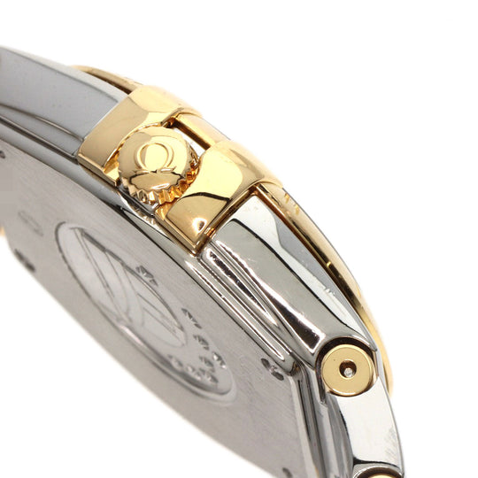 OMEGA Watches Quartz 123.20.27.60.02.004 Stainless Steel , Stainless Steel , K18YG Silver Constellation 1.1 " Silver dial Boys Used Authentic