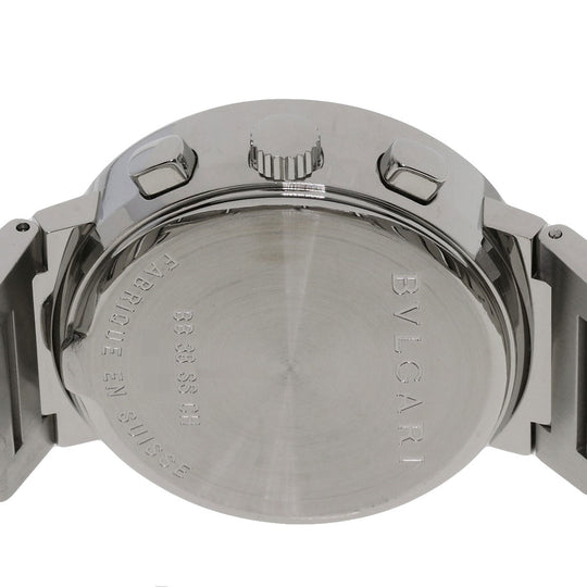 BVLGARI Watches Mechanical Automatic BB38WSSDCH/N Stainless Steel , Stainless Steel Silver Bulgari Bulgari white dial mens Used Authentic
