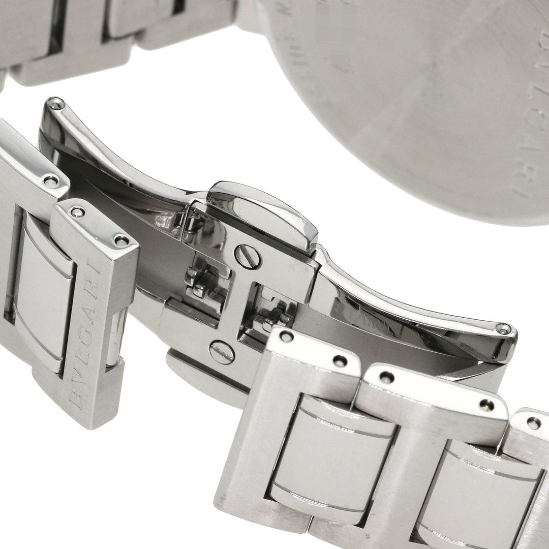 BVLGARI Watches Mechanical Automatic BB38WSSDCH/N Stainless Steel , Stainless Steel Silver Bulgari Bulgari white dial mens Used Authentic
