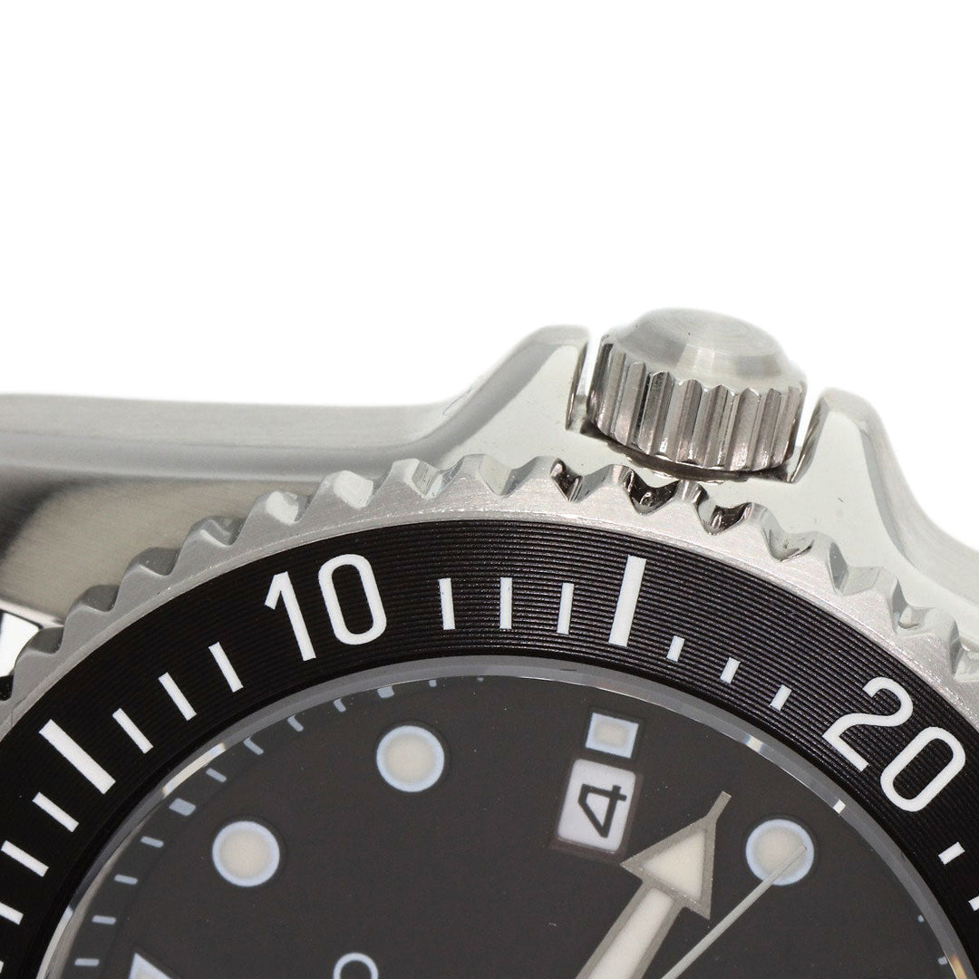 SEIKO Watches Solar Powered SBDN075 V147-0CS0 Stainless Steel Silver Seiko Prospex Divers black dial