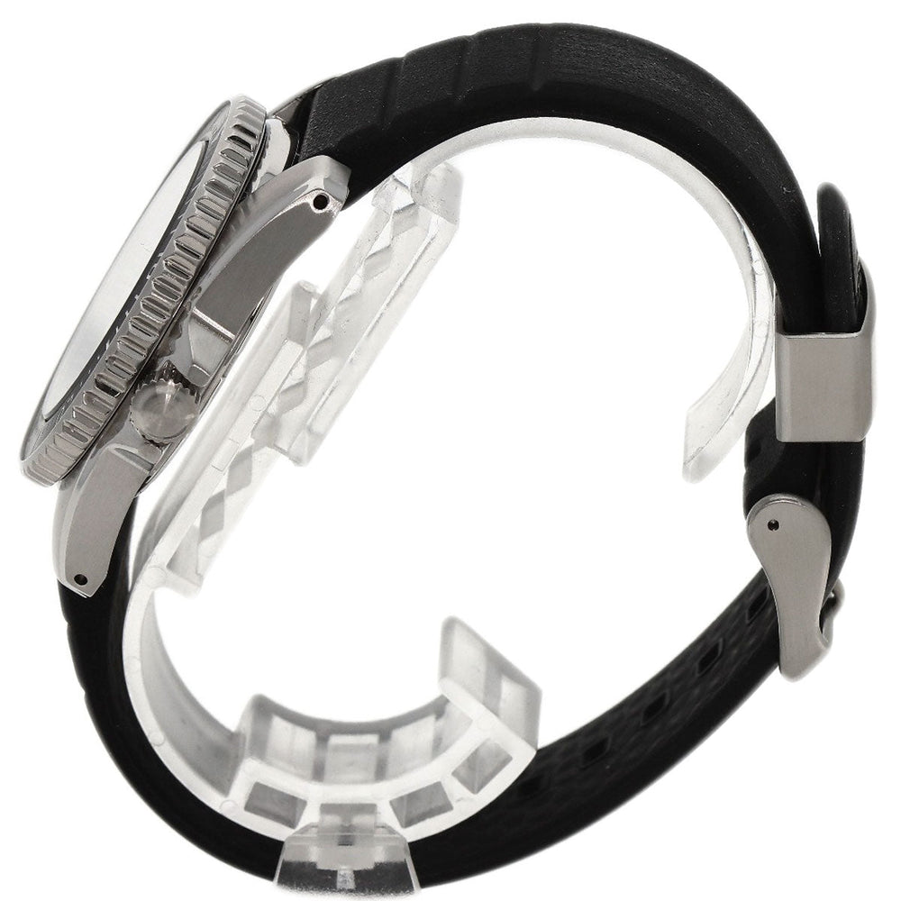 SEIKO Watches Solar Powered SBDN075 V147-0CS0 Stainless Steel Silver Seiko Prospex Divers black dial