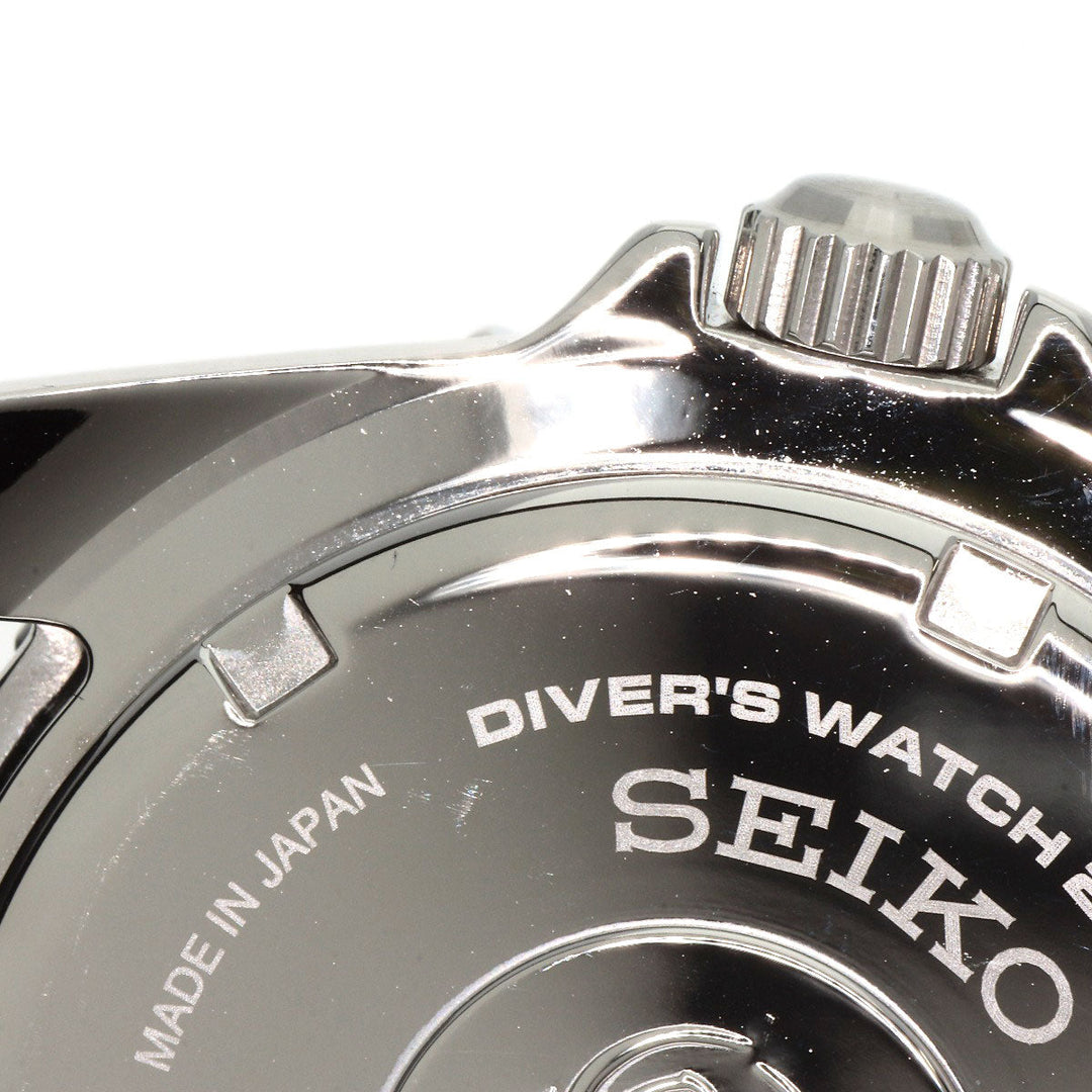 SEIKO Watches Solar Powered SBDN075 V147-0CS0 Stainless Steel Silver Seiko Prospex Divers black dial