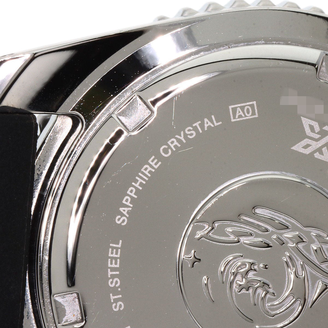 SEIKO Watches Solar Powered SBDN075 V147-0CS0 Stainless Steel Silver Seiko Prospex Divers black dial