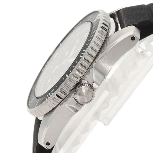 SEIKO Watches Solar Powered SBDN075 V147-0CS0 Stainless Steel Silver Seiko Prospex Divers black dial