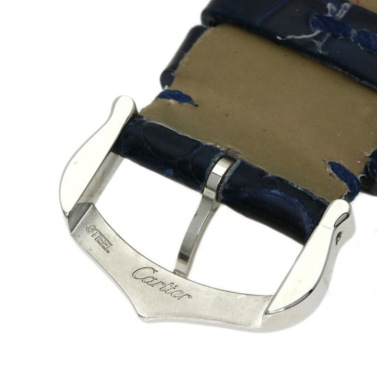 CARTIER Watches Quartz W4TA0017 Stainless Steel, Leather Silver tank mast LM Silver dial Women Used Authentic
