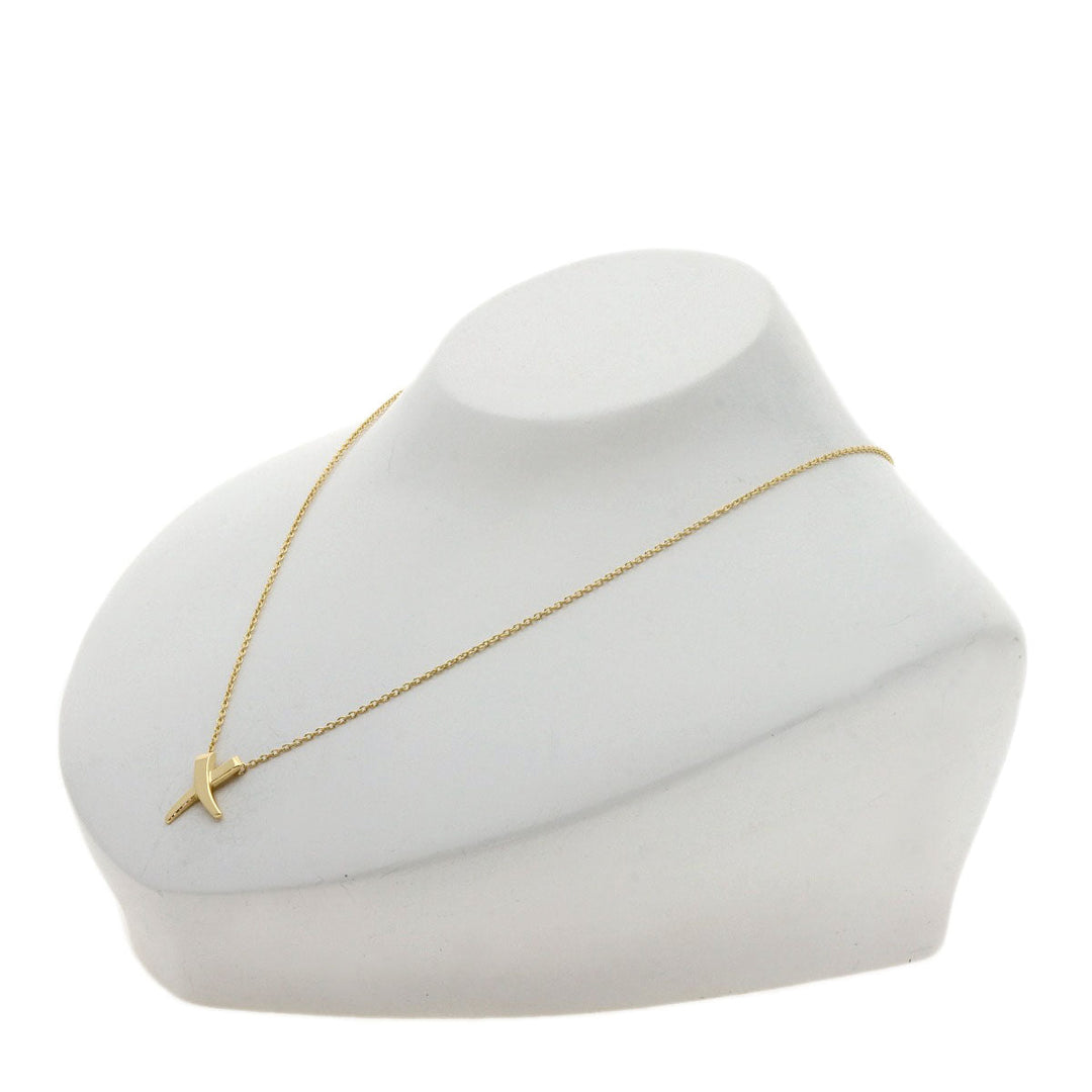 TIFFANY&Co. Necklace 18K Yellow Gold gold Kiss Paloma Picasso Women Used Authentic