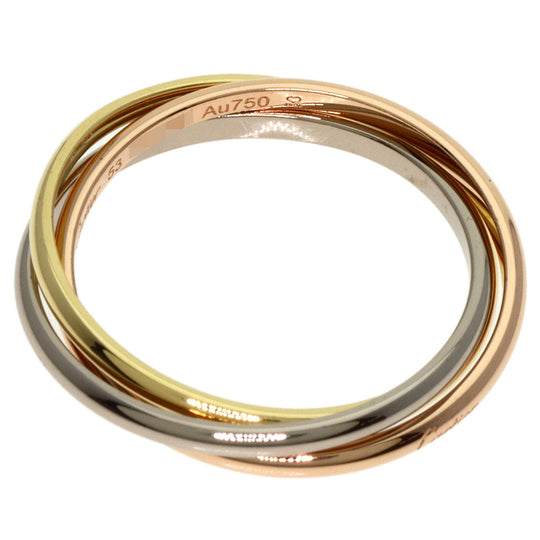 CARTIER Ring 18K Yellow Gold gold Trinity Small #53