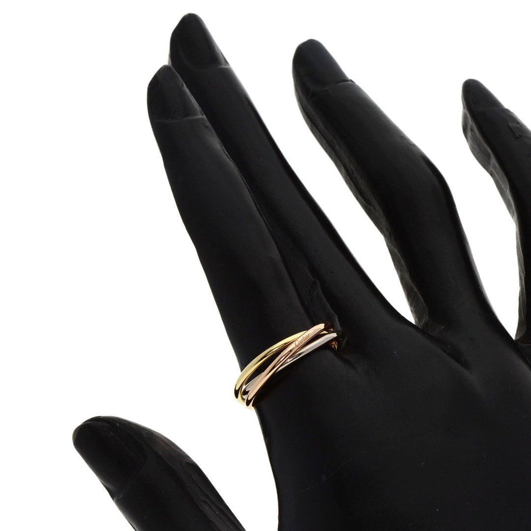 CARTIER Ring 18K Yellow Gold gold Trinity Small #53