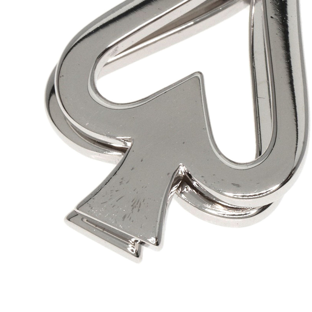 WALTHAM Necklace K18WG Silver Swing Spade Diamond
