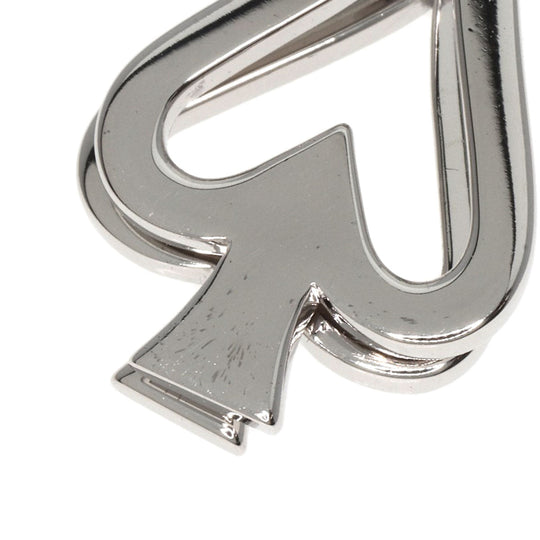 WALTHAM Necklace K18WG Silver Swing Spade Diamond