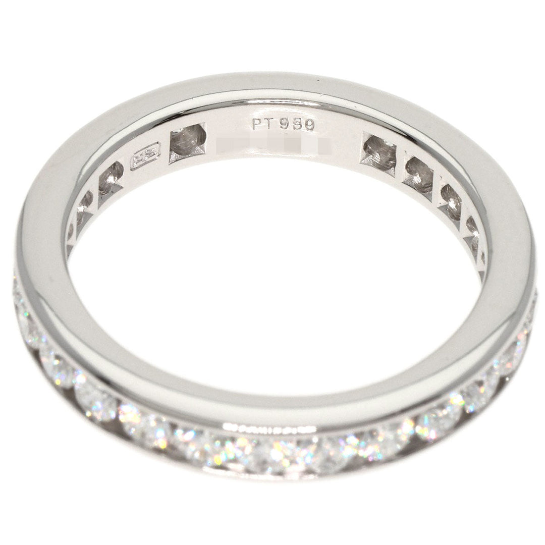 HARRY WINSTON Ring PT950 Silver Eternity Full Diamond