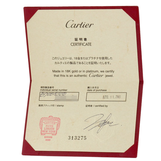CARTIER Necklace 18K Yellow Gold gold Heart pave diamond