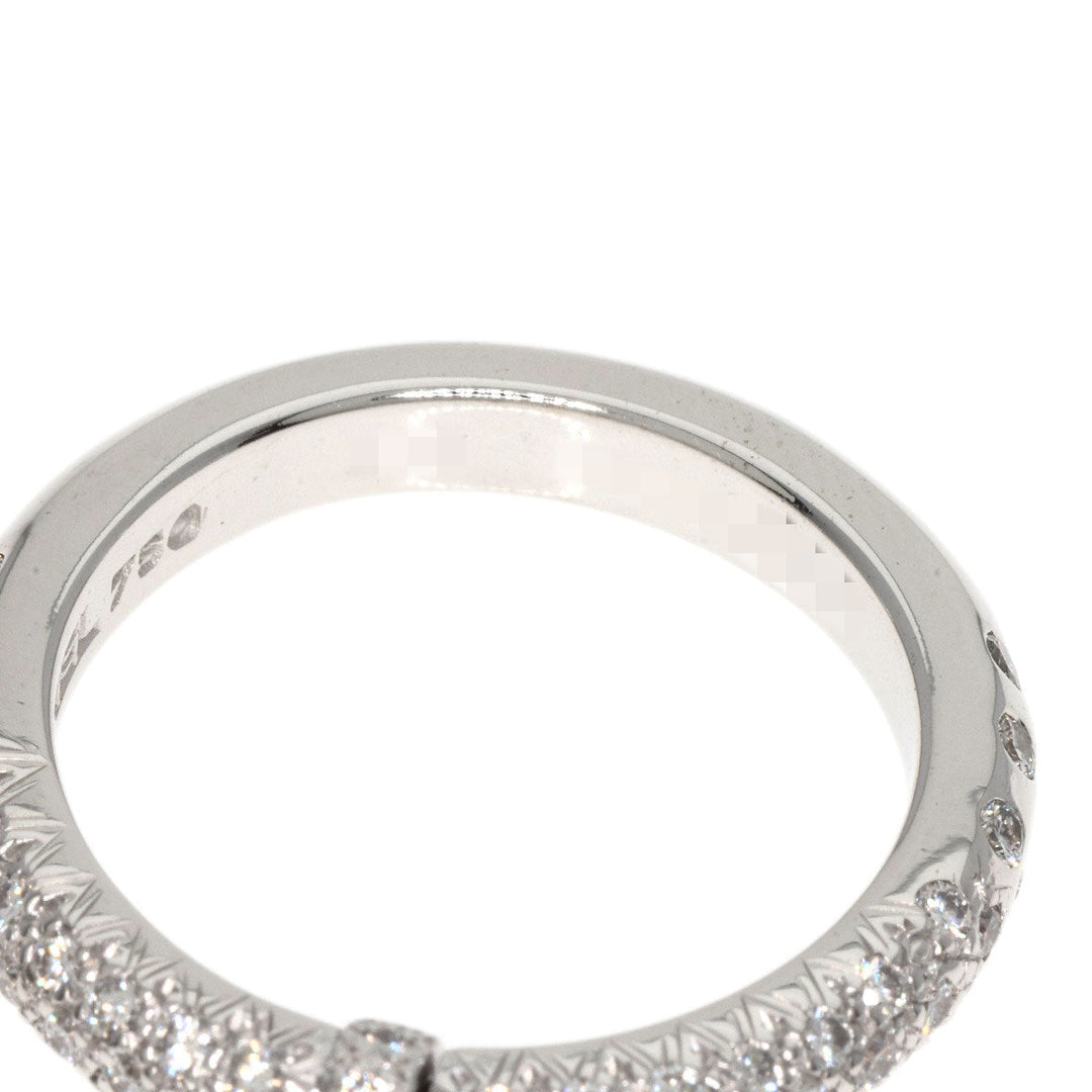 CHANEL Ring K18WG Silver Comet diamond