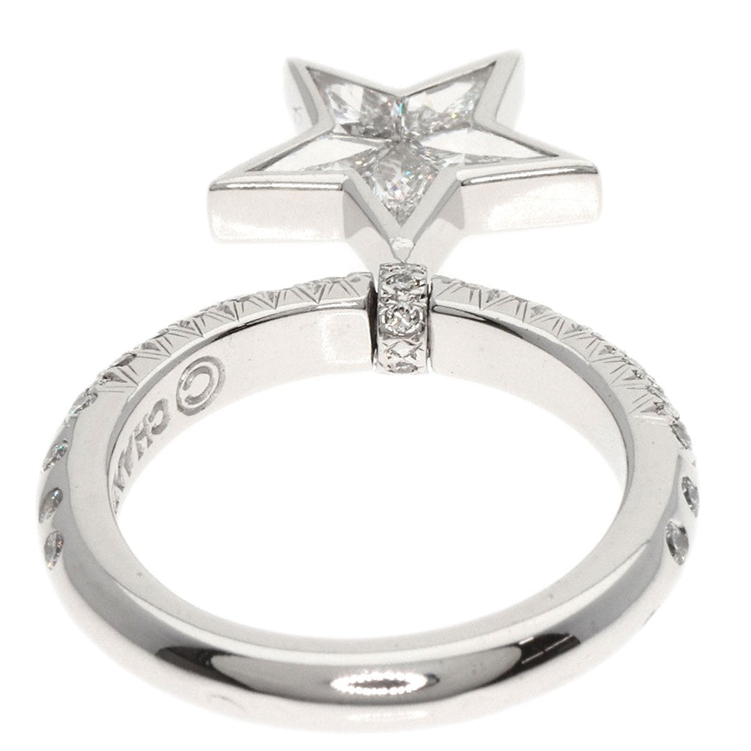 CHANEL Ring K18WG Silver Comet diamond
