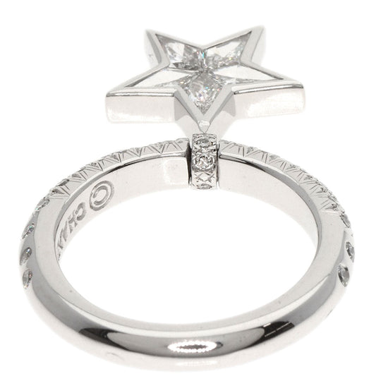 CHANEL Ring K18WG Silver Comet diamond