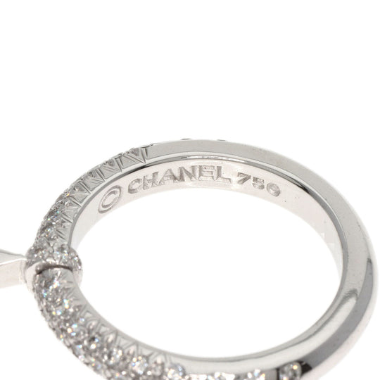 CHANEL Ring K18WG Silver Comet diamond