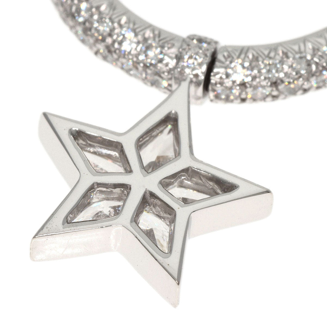 CHANEL Ring K18WG Silver Comet diamond