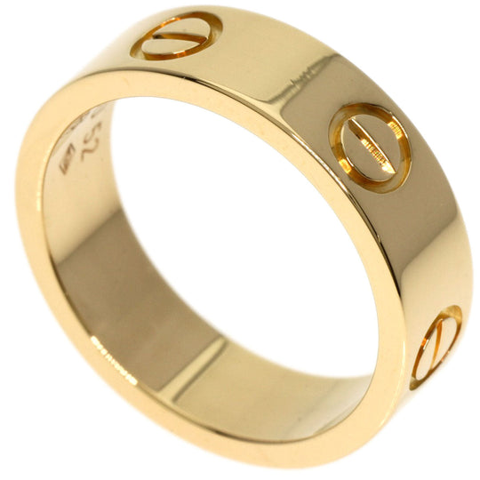 CARTIER Ring 18K Yellow Gold gold Love Ring #52 Women Used Authentic