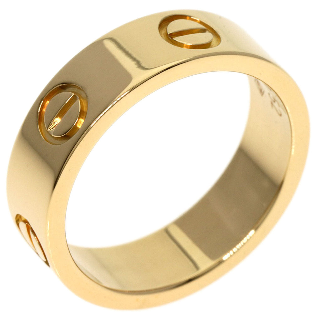CARTIER Ring 18K Yellow Gold gold Love Ring #52 Women Used Authentic