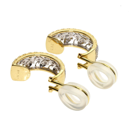 Ponte Vecchio Earring 18K Yellow Gold gold diamond