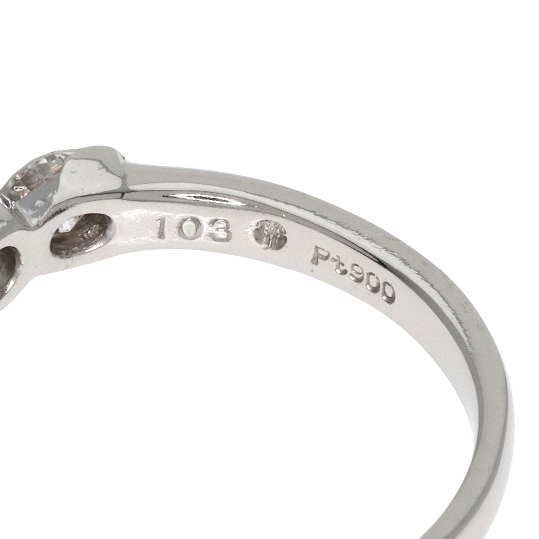 MONNICKENDAM Ring PT900 Silver diamond