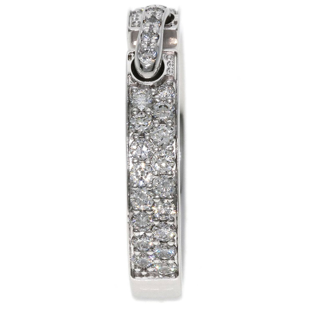 Chaumet Ring K18WG Silver Lien Evidence Pavé Diamond #47