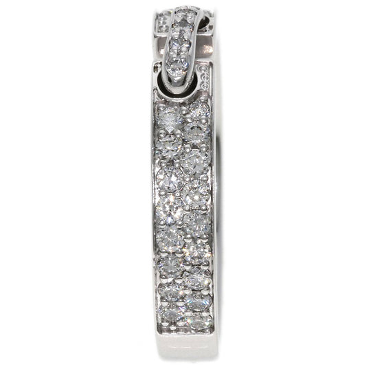 Chaumet Ring K18WG Silver Lien Evidence Pavé Diamond #47