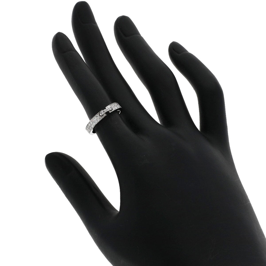 Chaumet Ring K18WG Silver Lien Evidence Pavé Diamond #47