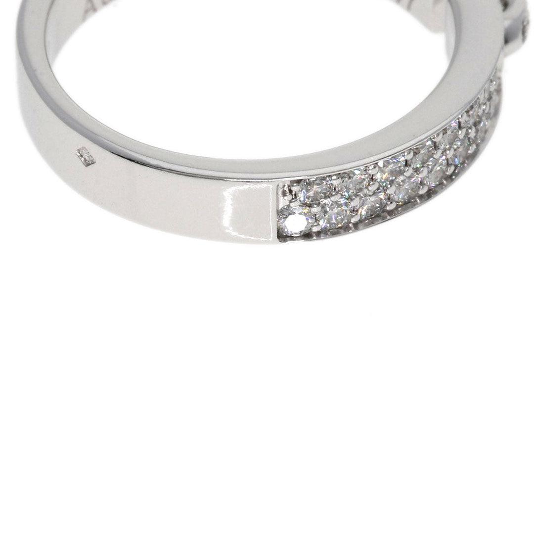 Chaumet Ring K18WG Silver Lien Evidence Pavé Diamond #47